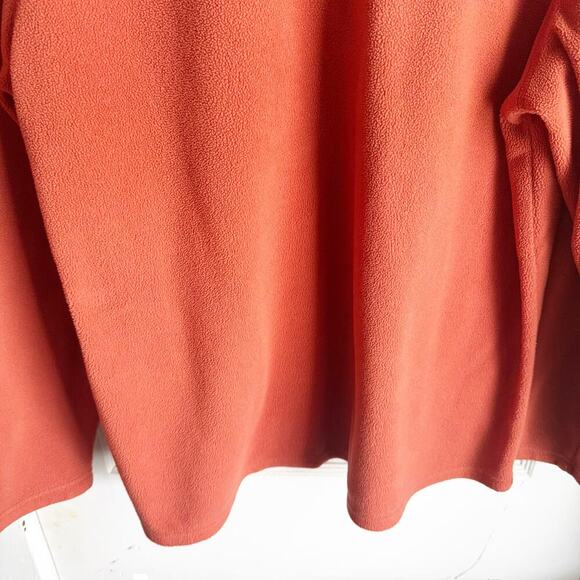 Disney Store Snow White Grumpy Orange Rust Quarter Zip Fleece Pull Over Size L - Picture 4 of 11